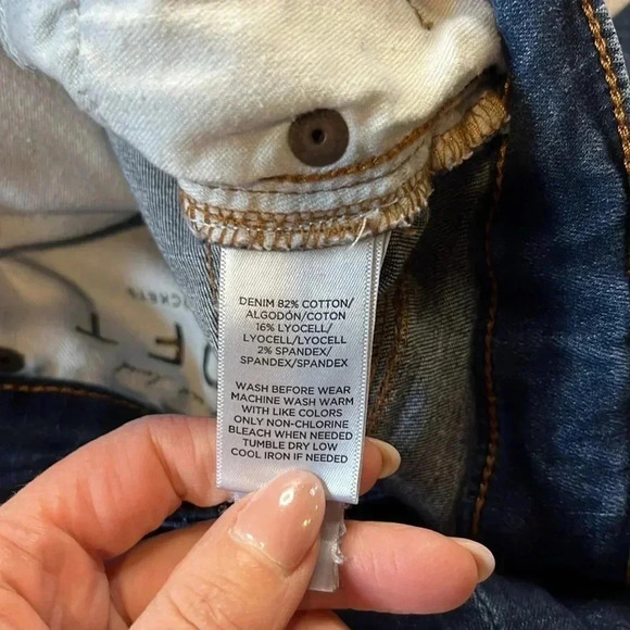 LOFT Curvy Skinny Crop. Dark Wash, 26. - Picture 11 of 11